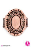 Paparazzi "Incan Escapade" Copper Ring Paparazzi Jewelry