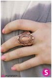 Paparazzi "Incan Escapade" Copper Ring Paparazzi Jewelry