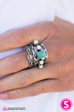 Paparazzi "Incan Treasure - Blue" ring Paparazzi Jewelry