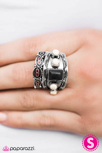 Paparazzi "Incan Treasure - Red" ring Paparazzi Jewelry