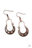 Paparazzi "Industrially Indigenous" Copper Earrings Paparazzi Jewelry