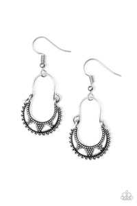 Paparazzi "Industrially Indigenous" Silver Earrings Paparazzi Jewelry