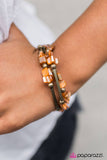 Paparazzi "Infinite Iridescence - Orange" bracelet Paparazzi Jewelry