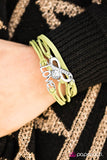 Paparazzi "Infinitely Irresistible" Green Bracelet Paparazzi Jewelry