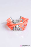 Paparazzi "Infinitely Irresistible" Orange Bracelet Paparazzi Jewelry