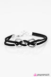 Paparazzi "Infinity and Beyond - Black" bracelet Paparazzi Jewelry