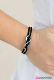 Paparazzi "Infinity and Beyond - Black" bracelet Paparazzi Jewelry