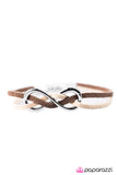 Paparazzi "Infinity and Beyond - Brown" bracelet Paparazzi Jewelry