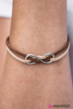 Paparazzi "Infinity and Beyond - Brown" bracelet Paparazzi Jewelry