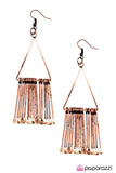 Paparazzi "In Full Swing" Copper Earrings Paparazzi Jewelry