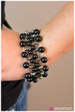 Paparazzi "In Good Graces - Black" bracelet Paparazzi Jewelry