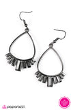 Paparazzi "Inner Diva" Black Earrings Paparazzi Jewelry