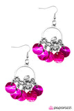 Paparazzi "In One Shell Swoop - Pink" earring Paparazzi Jewelry