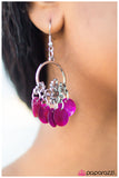 Paparazzi "In One Shell Swoop - Pink" earring Paparazzi Jewelry