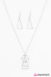 Paparazzi "In Some Way, Shape, Or Form - Silver" necklace Paparazzi Jewelry