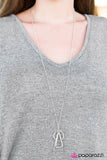 Paparazzi "In Some Way, Shape, Or Form - Silver" necklace Paparazzi Jewelry
