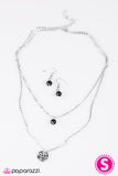 Paparazzi "Inspire Me" Black Necklace & Earring Set Paparazzi Jewelry