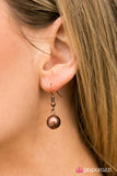 Paparazzi "Instant Connection" Copper Necklace & Earring Set Paparazzi Jewelry