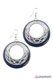 Paparazzi "Intertwining Melodies - Blue" earring Paparazzi Jewelry