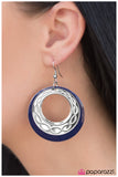 Paparazzi "Intertwining Melodies - Blue" earring Paparazzi Jewelry