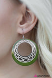 Paparazzi "Intertwining Melodies - Green" earring Paparazzi Jewelry