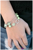 Paparazzi "In The Glow - Green" bracelet Paparazzi Jewelry