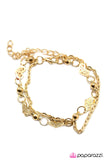 Paparazzi "In The Name of Love" Gold Bracelet Paparazzi Jewelry