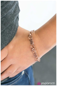 Paparazzi "In The Name of Love" Copper Bracelet Paparazzi Jewelry