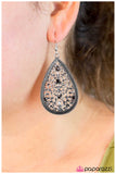 Paparazzi "In the Presence of Greatness  - Black " earring Paparazzi Jewelry