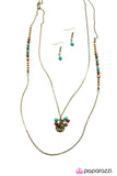 Paparazzi "In This Neck of The Woods" Multi 041ZS Necklace & Earring Set Paparazzi Jewelry