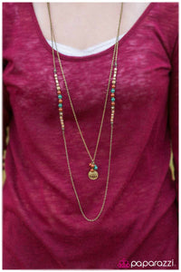 Paparazzi "In This Neck of The Woods" Multi 041ZS Necklace & Earring Set Paparazzi Jewelry