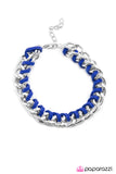 Paparazzi "In This Together - Blue" bracelet Paparazzi Jewelry