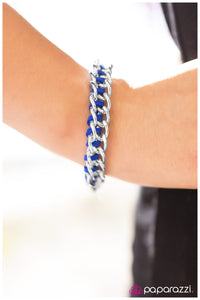 Paparazzi "In This Together - Blue" bracelet Paparazzi Jewelry