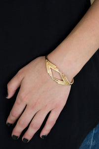 Paparazzi VINTAGE VAULT "In Total De-NILE" Gold Bracelet Paparazzi Jewelry