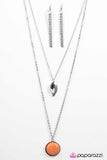 Paparazzi "Into The Forest - Orange" necklace Paparazzi Jewelry