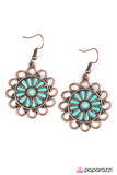 Paparazzi "Into The Wild I Go" Copper Earrings Paparazzi Jewelry
