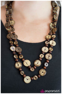 Paparazzi "Into The Woods - Brown" necklace Paparazzi Jewelry