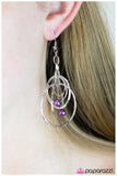Paparazzi "In Your Atmosphere - Purple" earring Paparazzi Jewelry