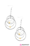 Paparazzi "In Your Atmosphere - Yellow" earring Paparazzi Jewelry