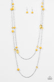 Paparazzi "In Your GLEAMS - Yellow" necklace Paparazzi Jewelry