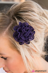 Paparazzi "In Your LACE! - Purple" hair clip Paparazzi Jewelry