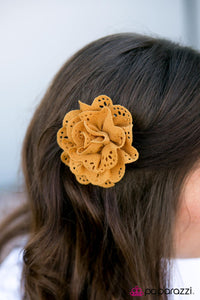 Paparazzi "In Your LACE! - Yellow" hair clip Paparazzi Jewelry