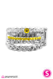 Paparazzi "I Promise... - Yellow" ring Paparazzi Jewelry