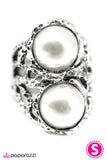 Paparazzi "I Put A Spell On You - White" ring Paparazzi Jewelry