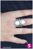 Paparazzi "I Put A Spell On You - White" ring Paparazzi Jewelry