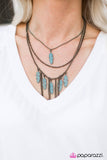 Paparazzi "I QUILL Survive" necklace Paparazzi Jewelry