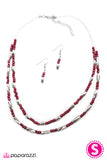 Paparazzi "I Should BEAD So Lucky - Pink" necklace Paparazzi Jewelry