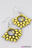 Paparazzi "Isla Bella" Yellow Earrings Paparazzi Jewelry