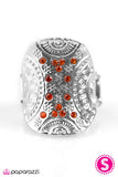 Paparazzi "Island In The Sun" Orange Ring Paparazzi Jewelry