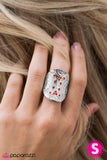 Paparazzi "Island In The Sun" Orange Ring Paparazzi Jewelry